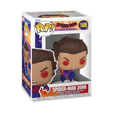Funko POP! Marvel: Spider-Man Across The Spider-Verse - Spider-Man 2099 - Unmasked - Collectable Vinyl Figure - Gift Idea - Official Merchandise - for Kids & Adults - Movies Fans - Image 1