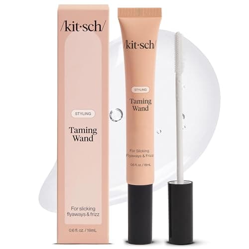 Kitsch Fly Away Stick for Hair - Taming Wand with Biotin, Aloe & Vitamin E - Clear Serum-Like Gel Hair Mascara for Flyaways & Baby Hairs - Lightweight Hair & Multi-Use Hair Stick - 18ml - Image 1