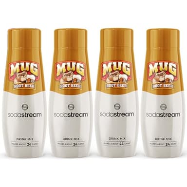 SodaStream Mug Root Beer Drink Mix (440ml, Pack of 4) - Image 1