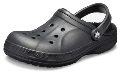 Crocs Unisex-Adult Ralen Lined Clogs | Fuzzy Slippers, Black/Black, 8 Women 6 Men - Image 1