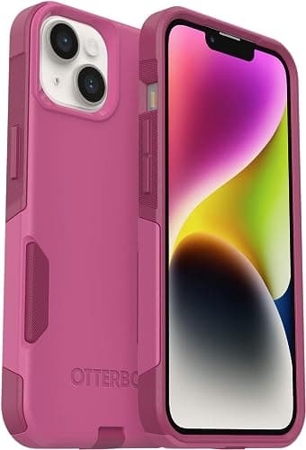 OtterBox Commuter Series Case for iPhone 14 & iPhone 13 (Only) - Non-Retail Packaging - Into The Fuchsia - Image 1