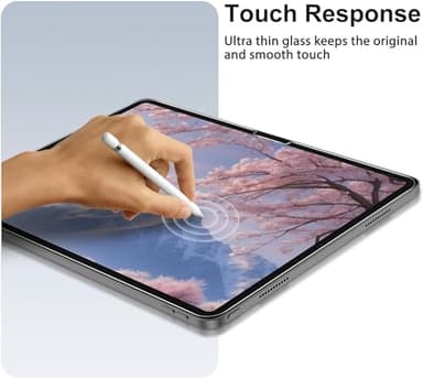 SPARIN Screen Protector for iPad Pro 13 inch M4 7th Generation(2024 Released), 2 Pack HD Clear 9H Tempered Glass Film with Face ID & Apple Pencil Pro Compatible, High Sensitivity Case Friendly - Image 9