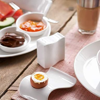 Villeroy & Boch New Wave Salt, Premium Porcelain, White - Image 3