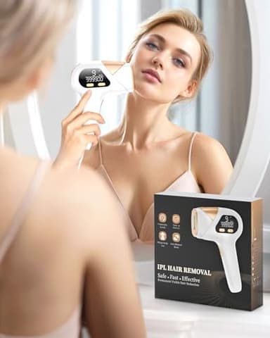 LYSMOSKI Laser Hair Removal for Women and Men, Safe at-Home Hair Removal Device, Hair Laser Removal with Long-Lasting in Hair Reduction for Armpits Back Legs Arms Face Bikini Line - Image 7