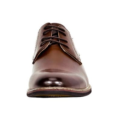 Bruno Marc Mens Leather Lined Dress Shoes, Dark Brown - 10 (Oxford) - Image 6