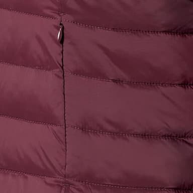 Amazon Essentials Women's Lightweight Water-Resistant Packable Puffer Vest, Burgundy, X-Large - Image 7