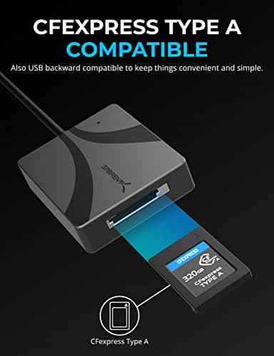 SABRENT USB Type C CFexpress Type A Card Reader [CR-CFXA] - Image 4