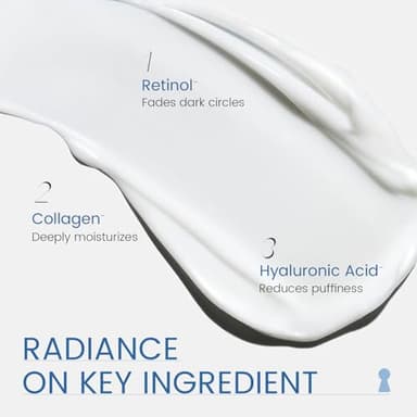 Retinol Eye Cream for Dark Circles: Anti-Wrinkle Under Eye Cream - Night Care Eye Cream Reduces Eye Bags - Image 5