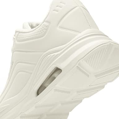 DREAM PAIRS Women Platform Wedge Walking Reese Chunky Shoes High Heel Air Cushion Casual Fashion Sneaker.,Size 10,Beige,SDFN2422W - Image 2