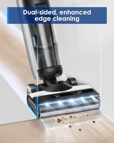 Tineco Floor ONE S7 FlashDry Smart Cordless Wet Dry Vacuum Cleaner, Long Runtime, Great for Sticky Messes, Self-Cleaning, 158℉Hot Air FlashDrying, Dual-Sided Edge Cleaning, Extended Battery Lifespan - Image 6