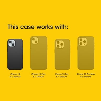 OtterBox iPhone 16e, 15, 14, & 13 Commuter Series Case - Crisp Denim (Blue), Slim & Tough, Pocket-Friendly, with Port Protection - Image 2