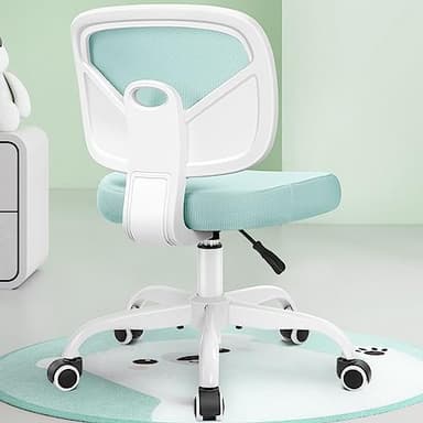 Primy Kids Desk Chair, Pink Study Chair for Boys Girls with Height Adjustable, Swivel Mesh Task Student Chairs for 4-12, Growing Teen Office Chair for Home/School/Office (Light Teal) - Image 1