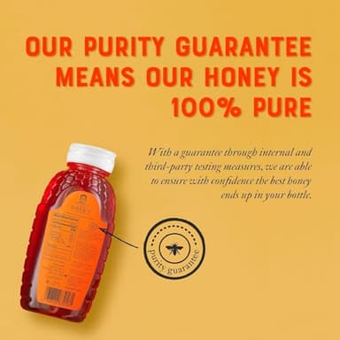 Nate's California 100% Pure, Raw & Unfiltered Honey - 16 oz. Squeeze Bottle - All-natural Sweetener - Image 5
