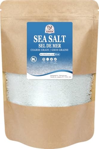 52USA Sea Salt, 2lb - 32oz (1 Pack), Coarse Grain, Salt Grinder Refill, Perfect Coarse Sea Salt For Cooking, All Natural Sea Salt - Image 1