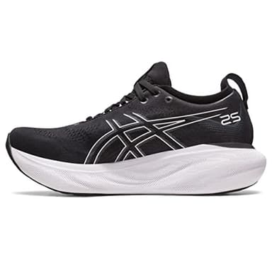 ASICS Women's Gel-Nimbus 25 Running Shoes, 12.5, Black/Pure Silver - Image 4