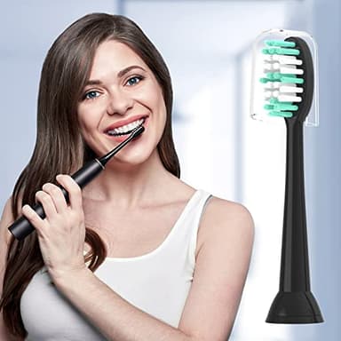 XIAOHEAD Replacement Toothbrush Heads 10 Pack for AquaSonic Black Series and Vibe Series Electric Toothbrush - Image 6