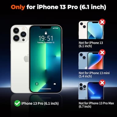 zapica Magnetic for iPhone 13 Pro Case, [Compatible with MagSafe] [Military Grade Drop Protection] Translucent Matte Shockproof Anti-Scratch Phone Case, Brown - Image 2