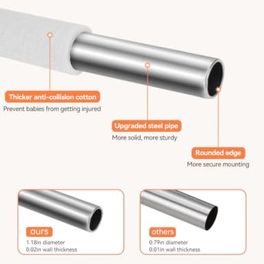 COMOMY Playpens for Toddlers, 79"x71" Baby Playard Extra Large, Safe Non-Slip Fence, Full Mesh Design, Indoor & Outdoor Kids Activity Center, Dark Green - Image 7