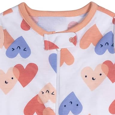 Onesies Brand Baby-Girls 4-Pack Sleep 'N Play Footies Multi Pack, Carnival Treats - Image 2