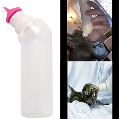 Xuandea 5Pcs Pink Mini Pet Feeding Silicone Nipple with Bottle for Puppy Cat or Other Pets - Image 7