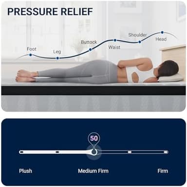 Avenco Twin Mattress, 10 Inch Medium Firm Twin Size Mattress in a Box, Hybrid Mattresses with Smarts™ Coil Pocket Springs for Motion Isolation, Strong Edge Support, CertiPUR-US Certified - Image 6