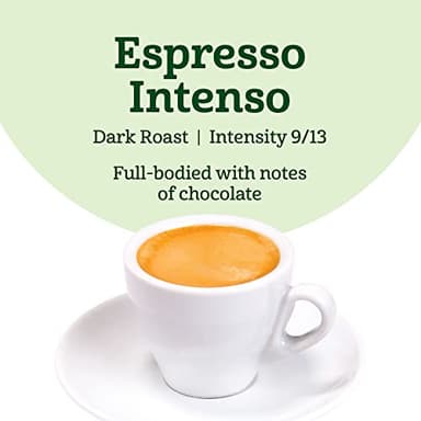 Amazon Fresh Espresso Intenso Dark Roast Aluminum Capsules, Compatible with Nespresso Original Brewers, Intensity 9/13, 50 Count (5 Packs of 10) - Image 3