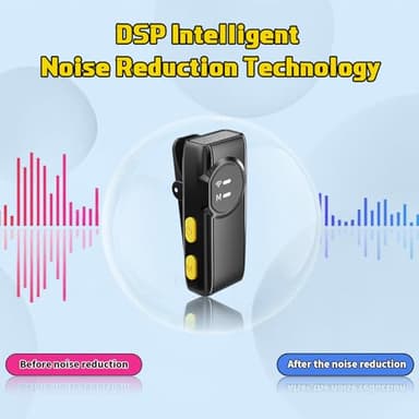 Wireless Lavalier Microphone for iPhone iPad Android with Noise Cancellation, 10 Hours of Battery Mini Microphone for Recording, Live Streaming, YouTube, Facebook, TikTok - Image 4