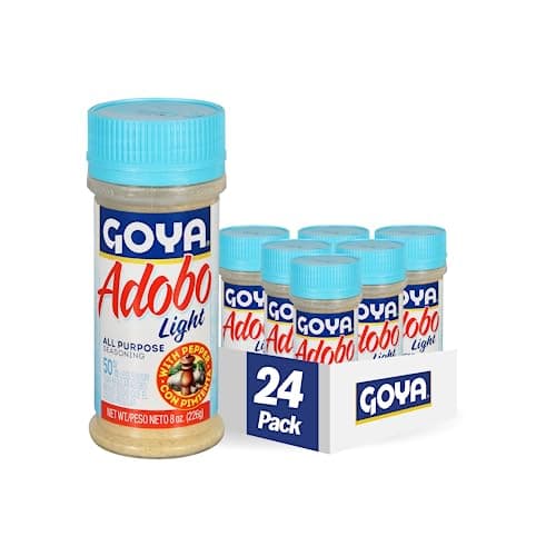 Goya Foods Adobo Light with Pepper, 8-Ounce (Pack of 24) - Image 1