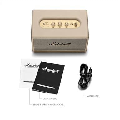Marshall Acton III Bluetooth Home Speaker - Cream - Image 9