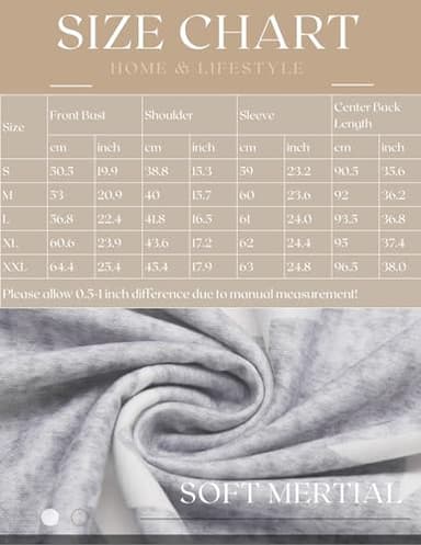 Ekouaer Womens Button Down Nightgown Long Sleeves Sleepwear V Neck Nightgowns for Women, Blue Star Print, XX-Large - Image 7