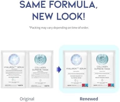 #OOTD Hydrating Soothing Sheet Masks Gift Set for Skincare, Korean Vegan Sheet Mask for Dry, Sensitive Skin, Calming, Smoothing, Brightening, Collagen, Ceramide, Cica, Hyaluronic Acid 30EA - Image 4