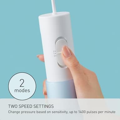 Panasonic Water Flosser for Travel, Cordless Portable Oral Irrigator with Two Water Pressure Settings, Collapsible Water Tank - EW-DJ11​-A - Image 5