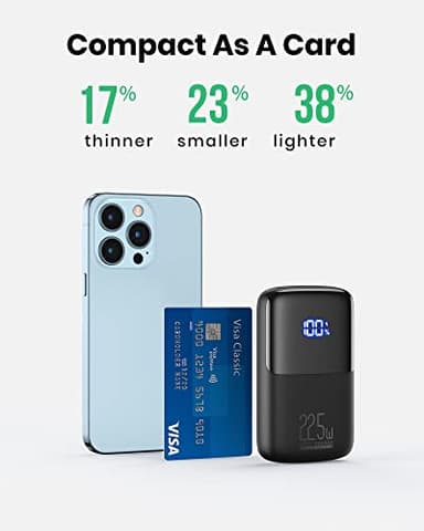 INIU Portable Charger, Smallest 22.5W 10000mAh Power Bank, USB C in/Output Fast Charging 3-Output Mini Battery Pack Charger with Phone Holder for iPhone 17 16 15 14 Air Samsung S23 Google iPad Tablet - Image 3