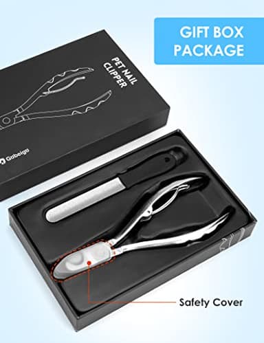 Gobeigo Upgrade Wide Open Dog Nail Clippers for Large Dogs Cut Like Butter, Heavy Duty Dog Nail Trimmer Full Metal Razor Sharp Professional for All Dogs Cats with Thick Toenail - Image 6