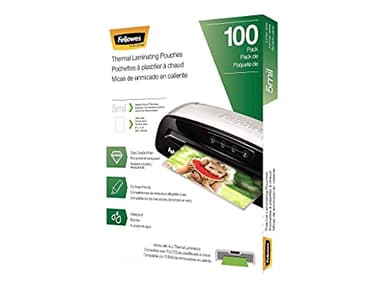 Fellowes Thermal Laminating Pouches, 5mil Letter Size Sheets, 9 x 11.5, 100 Pack, Clear (5743501) - Image 4