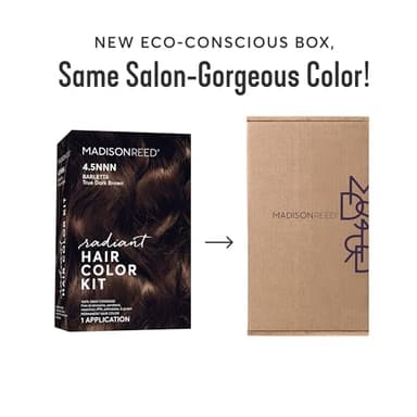 Madison Reed Radiant Hair Color Kit | 4.5NNN Darkest Brown with Warm Tones (Barletta Brown) 100% Maximum Gray Hair Coverage | Permanent Hair Dye for Resistant Grays | PPD-Free & Ammonia-Free |1 Pack - Image 2