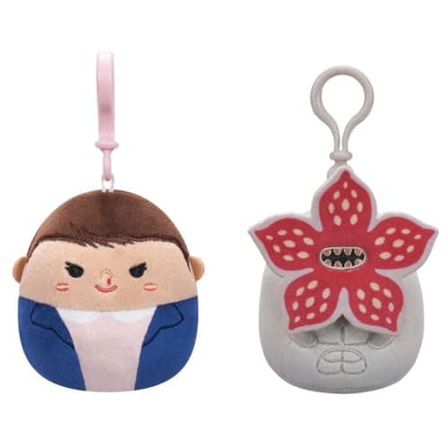 Squishmallows Original “Stranger Things” 3.5-Inch Eleven + Demogorgon 2-Pack - Official Jazwares Plush (Clips) - Image 1