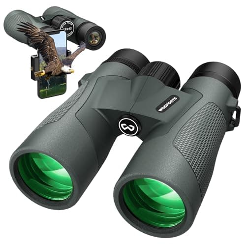 WOSPORTS 10x42 Binoculars for Adults - IP67 Waterproof Binoculars for Bird Watching, Hunting, Hiking, Alaska Cruise - Image 1