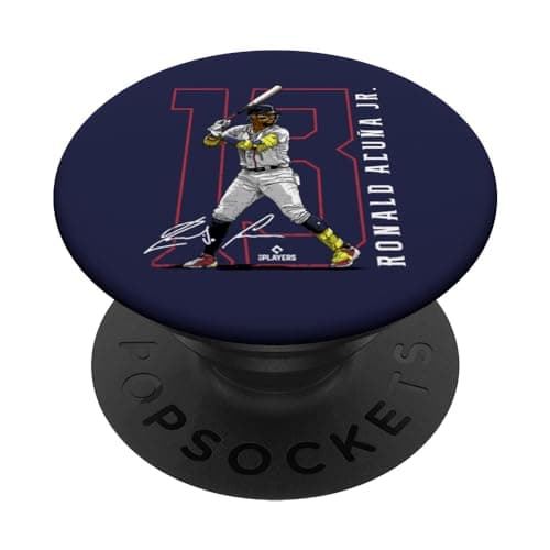 Ronald Acuna Jr. | Atlanta Baseball MLB Players | MLBRAC3003 PopSockets Adhesive PopGrip - Image 1