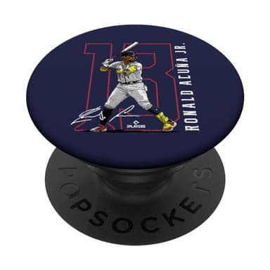Ronald Acuna Jr. | Atlanta Baseball MLB Players | MLBRAC3003 PopSockets Adhesive PopGrip - Image 1