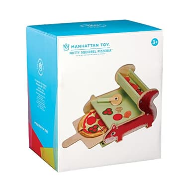 Manhattan Toy Nutty Squirrel Pizzeria Toddler & Kids Pretend Play Cooking Toy Set - Image 9