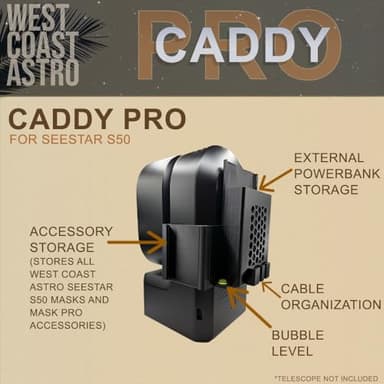 ZWO Seestar S50 - Caddy Pro (Storage Caddy with Integrated Bubble Level) - Image 3