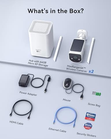 Swann MaxRanger 4K Wireless NVR Security System 2-Cameras, Solar Panels, Longest Range Wi-Fi Outdoor, Person Vehicle Detection, Color Night Vision, Wire Free, Local Storage, No Monthly Fee (Renewed) - Image 7