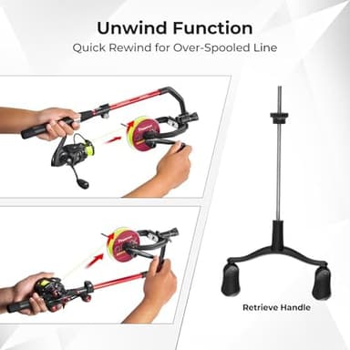 Piscifun Speed X Fishing Line Winder with Unwinding - Spooling Station for Spinning, Cast, and Spincast Reels - Image 7