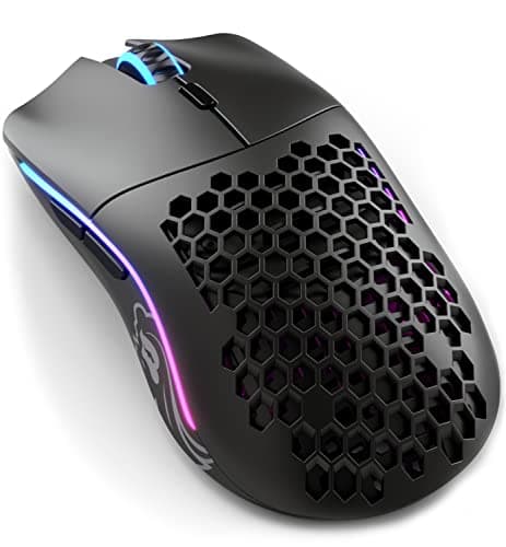 Glorious Model O Wireless Gaming Mouse - Superlight, 69g Honeycomb Design, RGB, Ambidextrous, Lag Free 2.4GHz Wireless, Up to 71 Hours Battery - Matte Black - Image 1