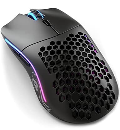 Glorious Model O Wireless Gaming Mouse - Superlight, 69g Honeycomb Design, RGB, Ambidextrous, Lag Free 2.4GHz Wireless, Up to 71 Hours Battery - Matte Black - Image 1