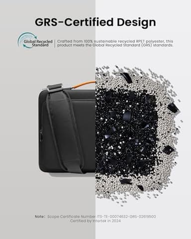 tomtoc 360 Protective Laptop Shoulder Bag for 16-inch MacBook Pro M4/M3/M2/M1 Pro/Max A3403 A3186 A2991 A2485 2024-2019, Water-resistant Sleeve for Dell XPS 15 Surface Book 3 The New Razer Blade 16 - Image 6