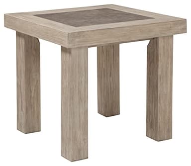 Signature Design by Ashley Hennington Rectangular End Table, Light Brown - Image 1