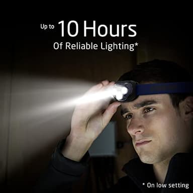 EVEREADY LED Headlamps Pro200 [5-Pack], IPX4 Water Resistant, Bright and Durable Head Lights for Camping, Hiking, Emergency Power Outage (Batteries Included) - Image 5