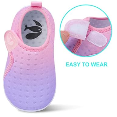 FEETCITY Baby Water Shoes Breathable Mesh Running Sneakers Beach Aqua Socks for Kids Boys Girls 12-18 Months Infant - Image 6